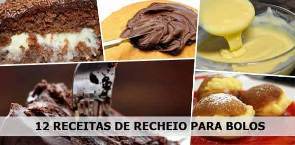 12 Receitas de Recheio para Bolos
