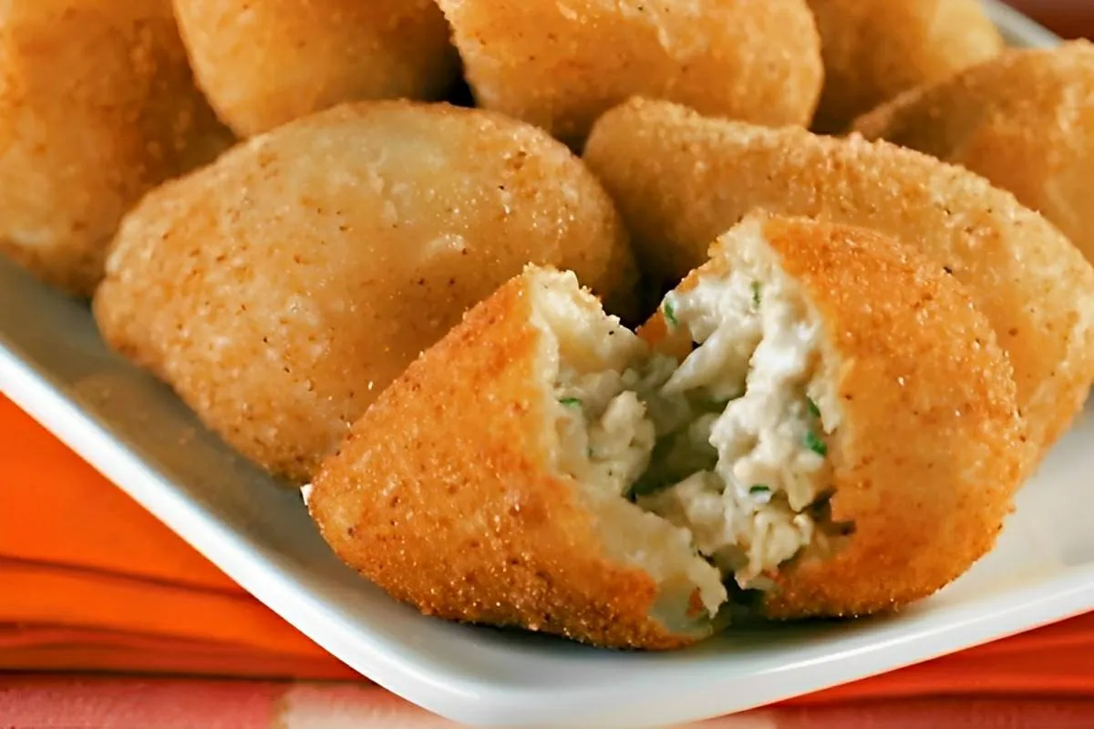A coxinha mais fácil do mundo coxinha sem massa até quem não