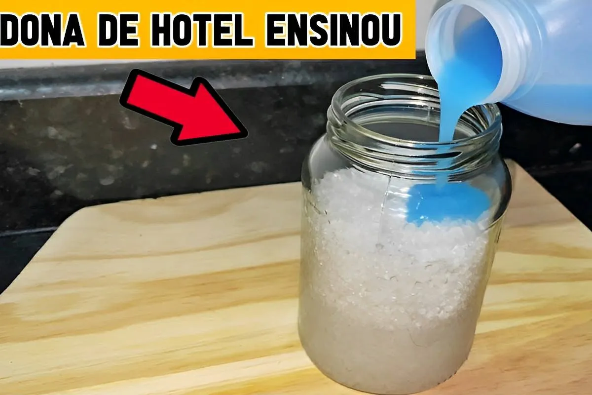 A dona do hotel me ensinou essa misturinha caseira para deix