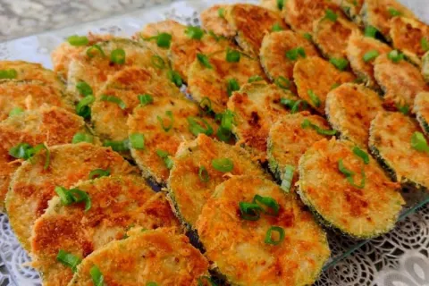 Abobrinha crocante e sequinha que fica uma delícia e não dá 