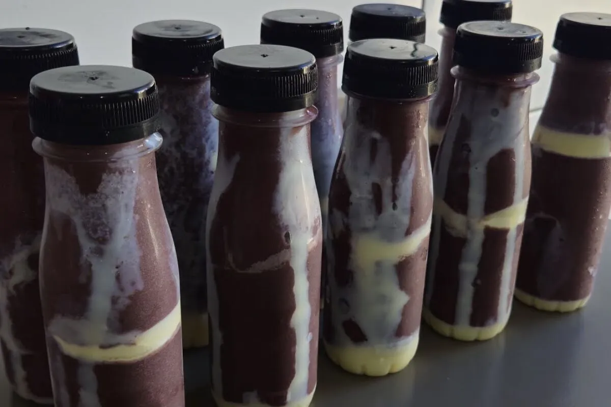 Açaí na garrafinha cremoso e refrescante para vender ou sabo
