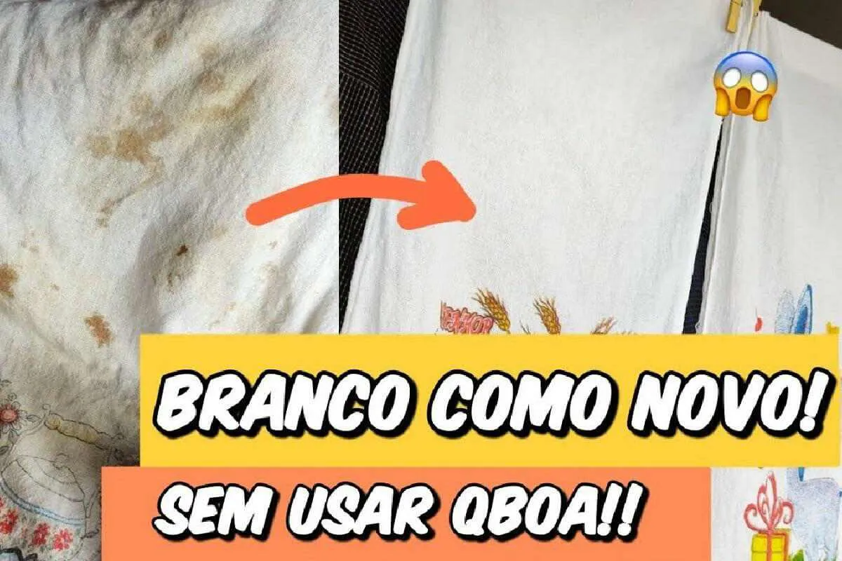 Agora na sua cozinha só vai ter pano de prato branquinho e s