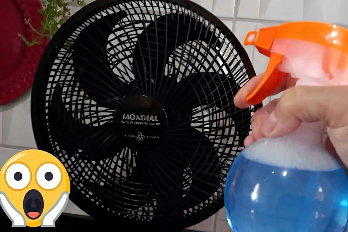 Agora só limpo o ventilador assim ele fica limpo higienizado