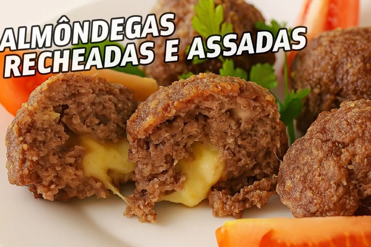 Almôndega recheada de forno: você já provou? É melhor fazer