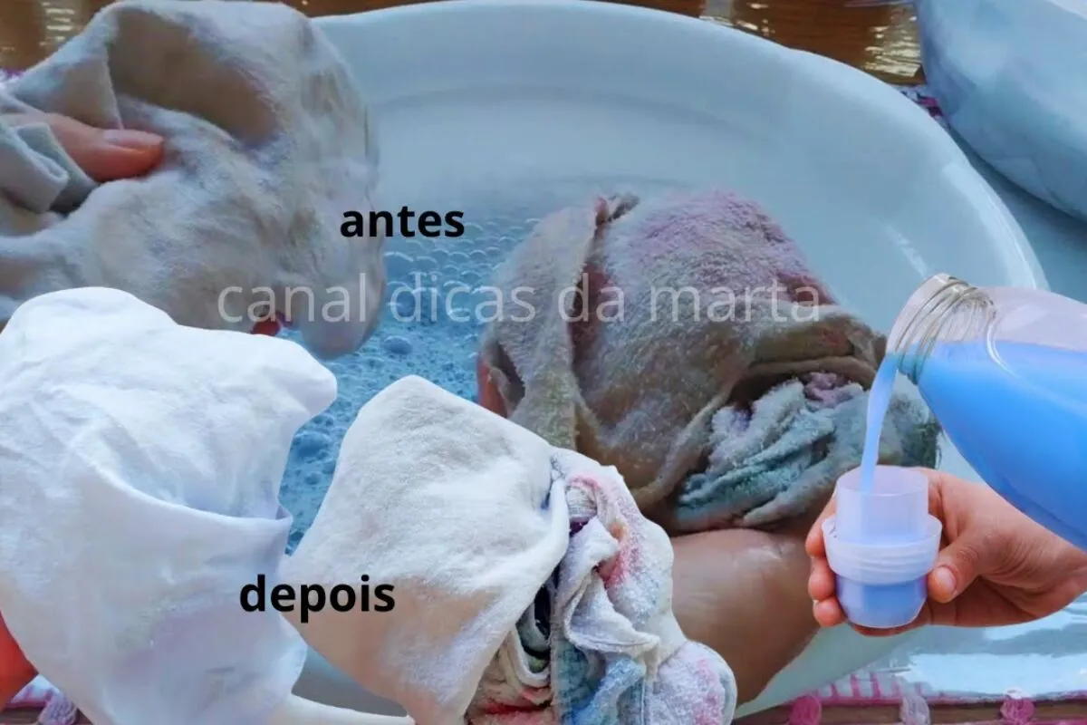 Alvejante caseiro que dá muito resultado na hora de lavar ro