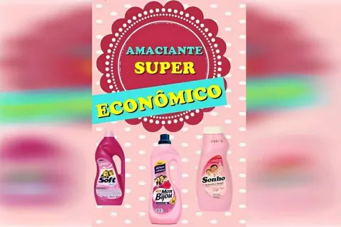 Amaciante caseiro com 2 ingredientes muito econômico e fácil