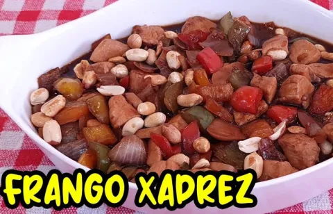 Aprenda a fazer um frango xadrez verdadeiro para seu almoço 