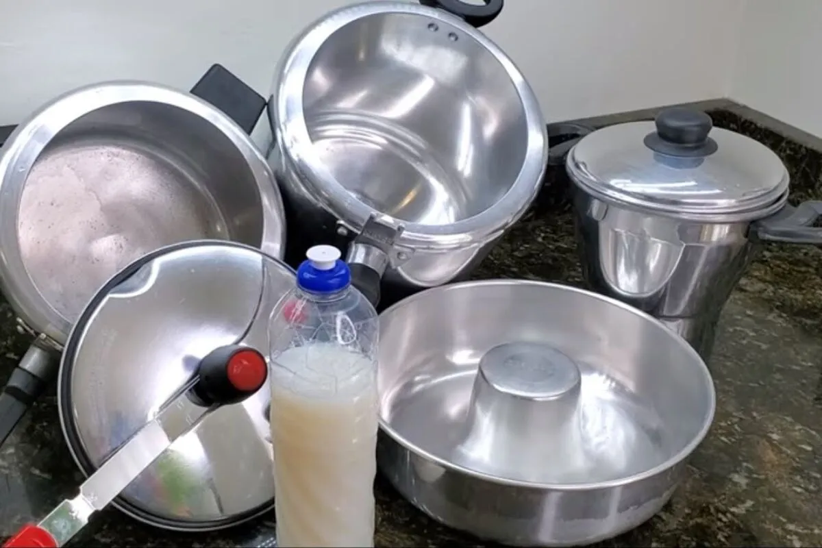 Aprenda a fazer um limpa alumínio caseiro muito eficiente e