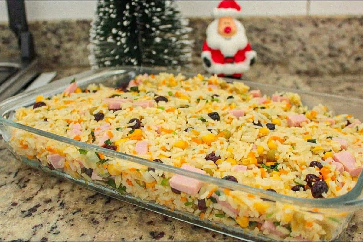 Arroz à grega de natal: vai te dar vontade de fazer todo fim