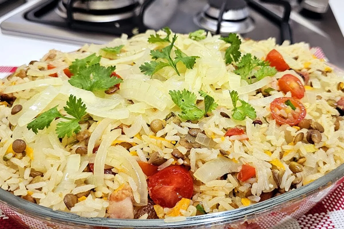Arroz com lentilha: tenha dinheiro e sorte em 2025 com essa
