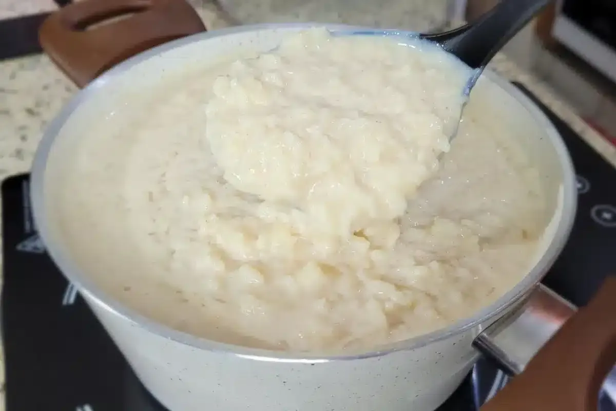 Arroz doce cremoso feito com um segredinho especial para fic