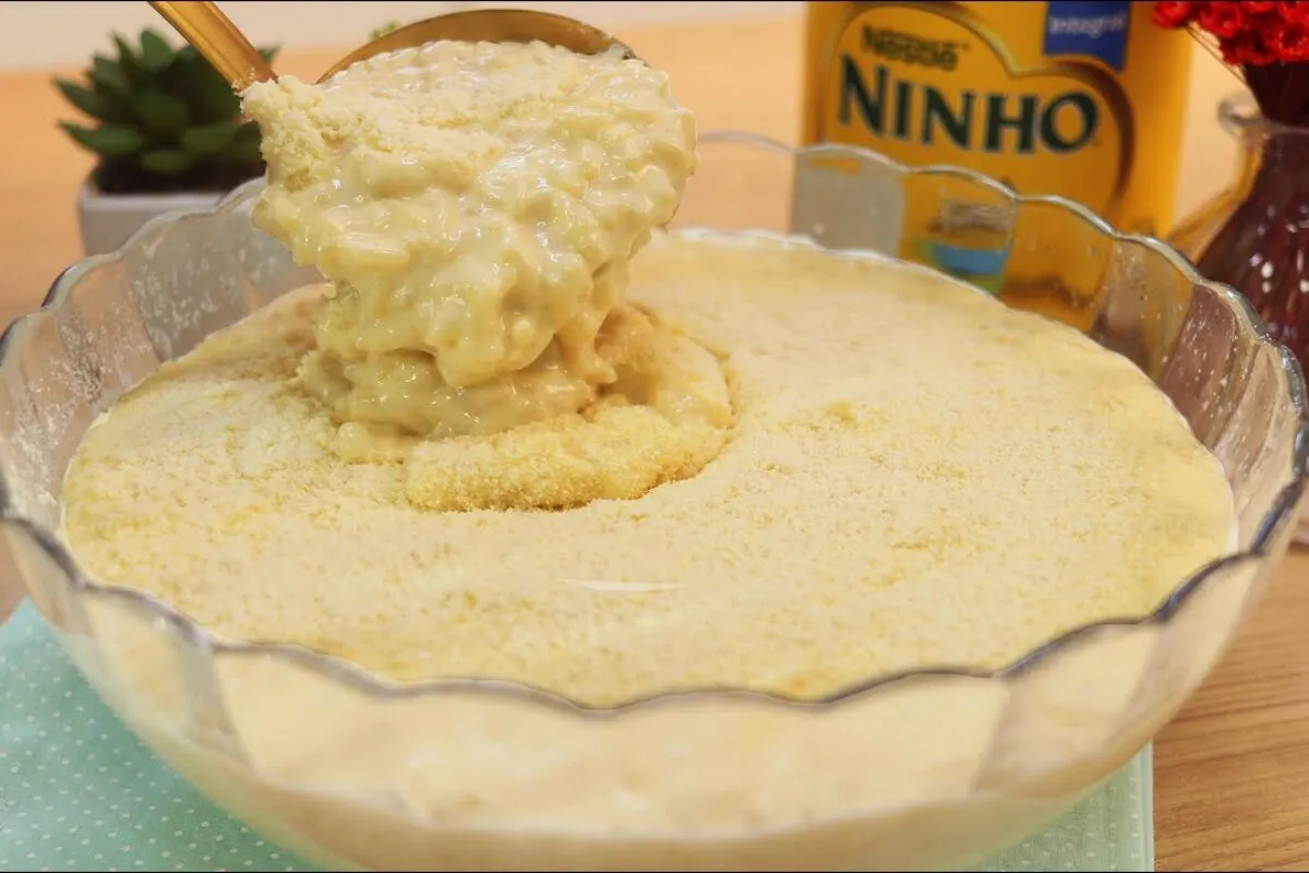 Arroz doce de leite ninho maravilhoso e muito fácil de prepa