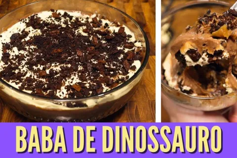 Baba de dinossauro: sobremesa diferente, divertida e super f