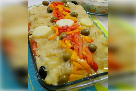 Bacalhau ao forno receita portuguesa tradicional da minha fa