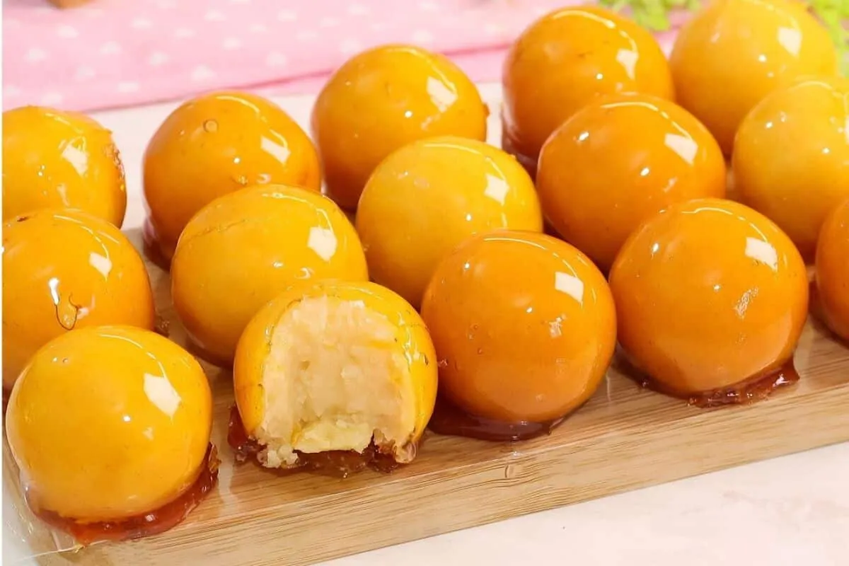 Bala baiana perfeita: não derrete e pode ficar exposta, bril