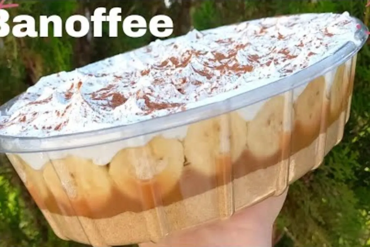 Banoffee maravilhosa e cremosa que vai impressionar todo mun