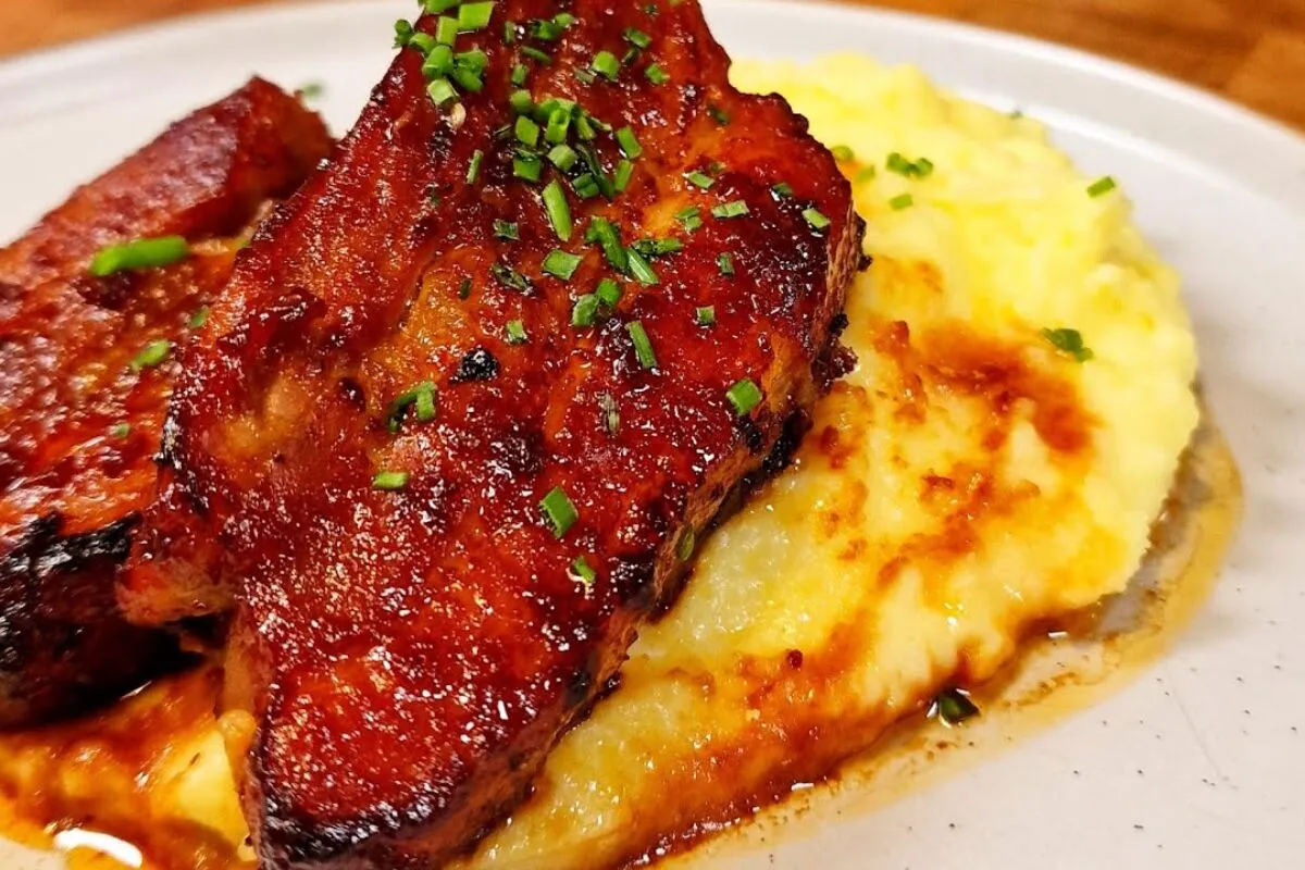 Barriga de porco agridoce bem fácil de fazer: receita que fi