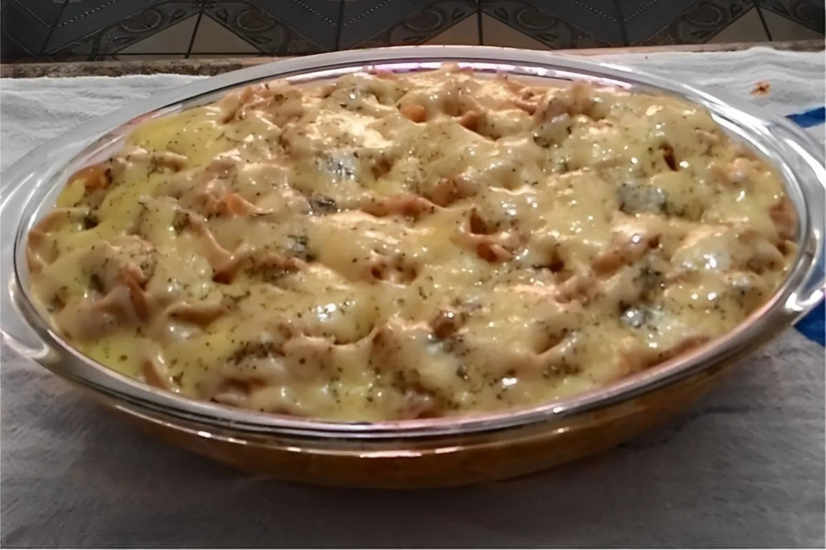 Batata com frango gratinado no forno aquela receita que você