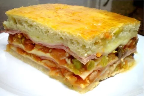 Bauru de forno com massa fofinha e recheio delicioso um lanc