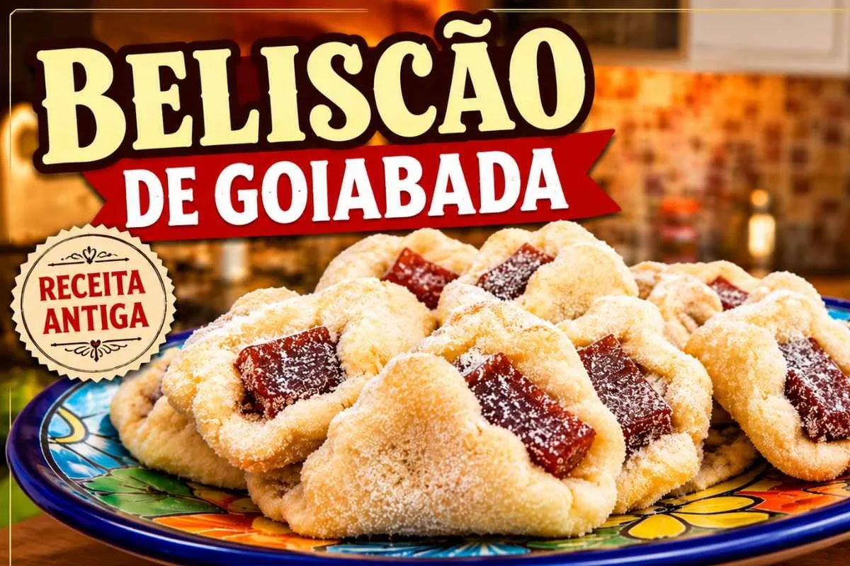 Beliscão de goiabada caseiro com massa que derrete na boca,