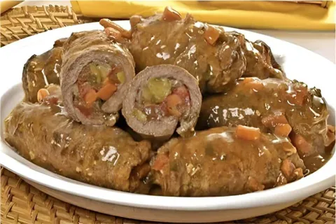 Bife à rolê ou bracciola um prato muito saboroso fácil e eco