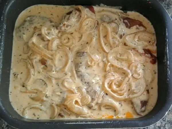 Bife Acebolado Cremoso