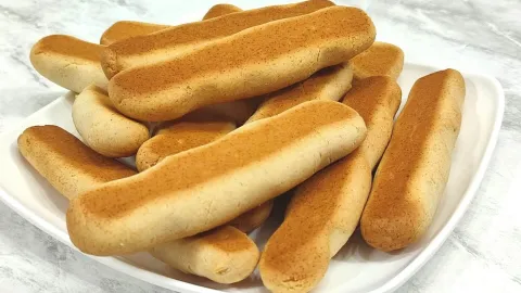 Biscoitinho caseiro da vovó de 2 ingredientes para servir no