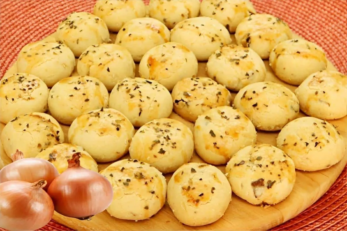 Biscoitinho de cebola sem cebola simples e prático o sabor f