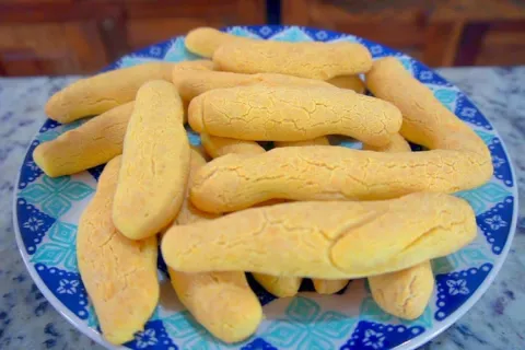 Biscoito cascão da vovó para servir no chá da tarde que todo