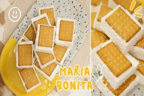 Biscoito com maria mole é uma sobremesa de infância que todo