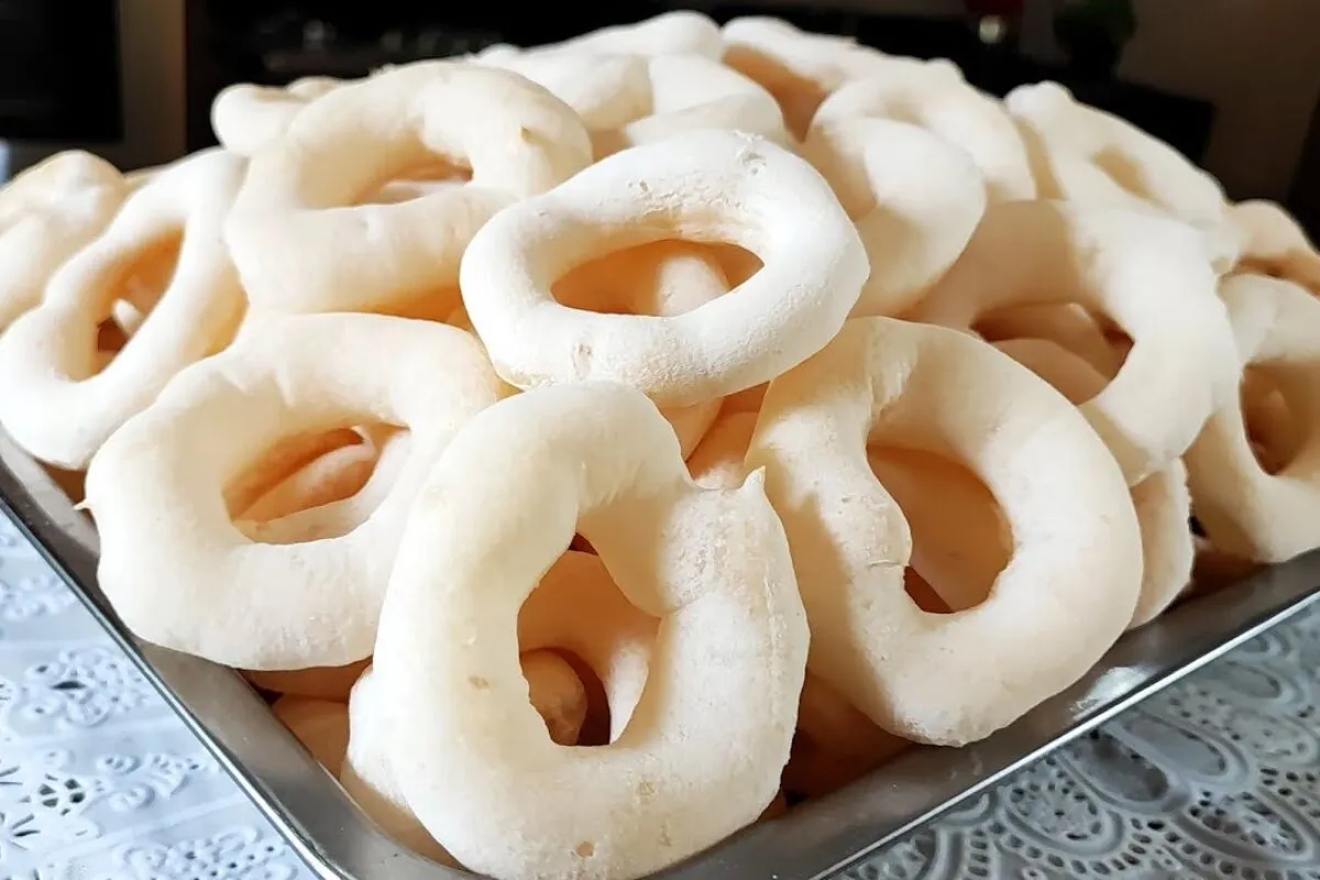 Biscoito de polvilho assado: a famoso vento levou para sabor