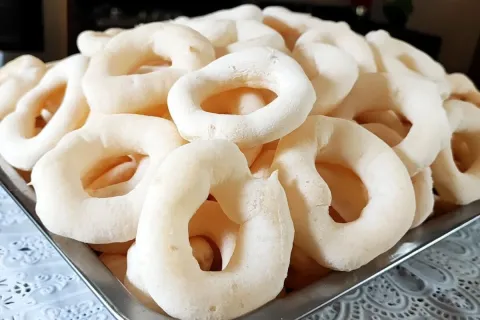 Biscoito de polvilho assado: a famoso vento levou para sabor