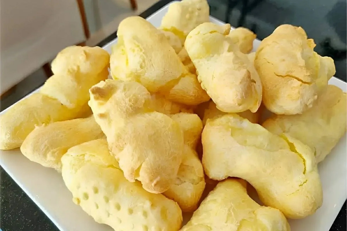 Biscoito de polvilho assado na AirFryer leve delicioso e não