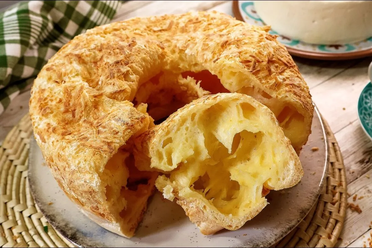 Biscoito de polvilho mineiro delicioso, que fica super croca