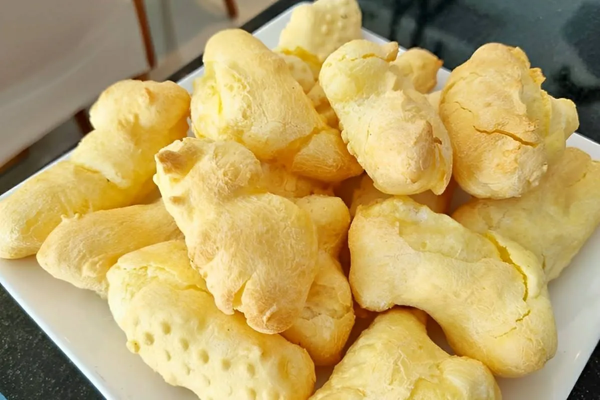 Biscoito de polvilho na airfryer não estoura nem fica murcho