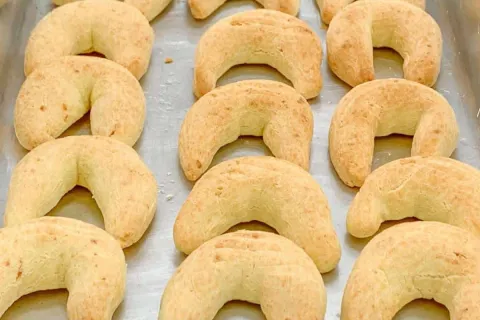 Biscoito de polvilho tipo chipa que até atriz de novela come