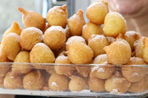 Biscoito frito de fubá para você fazer bem rapidinho na hora