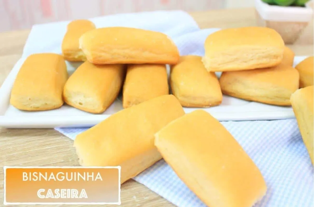 Bisnaguinha caseira para você preparar um lanche delicioso p