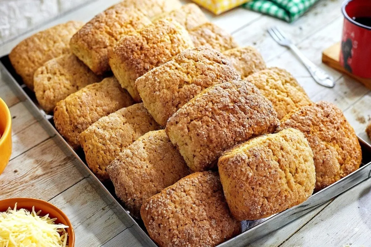 Bolacha caseira de queijo mineira com sabor de infância rece