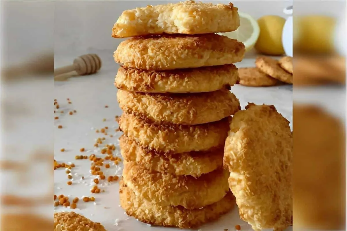 Bolacha de coco com limão e mel um biscoitinho caseiro sem g