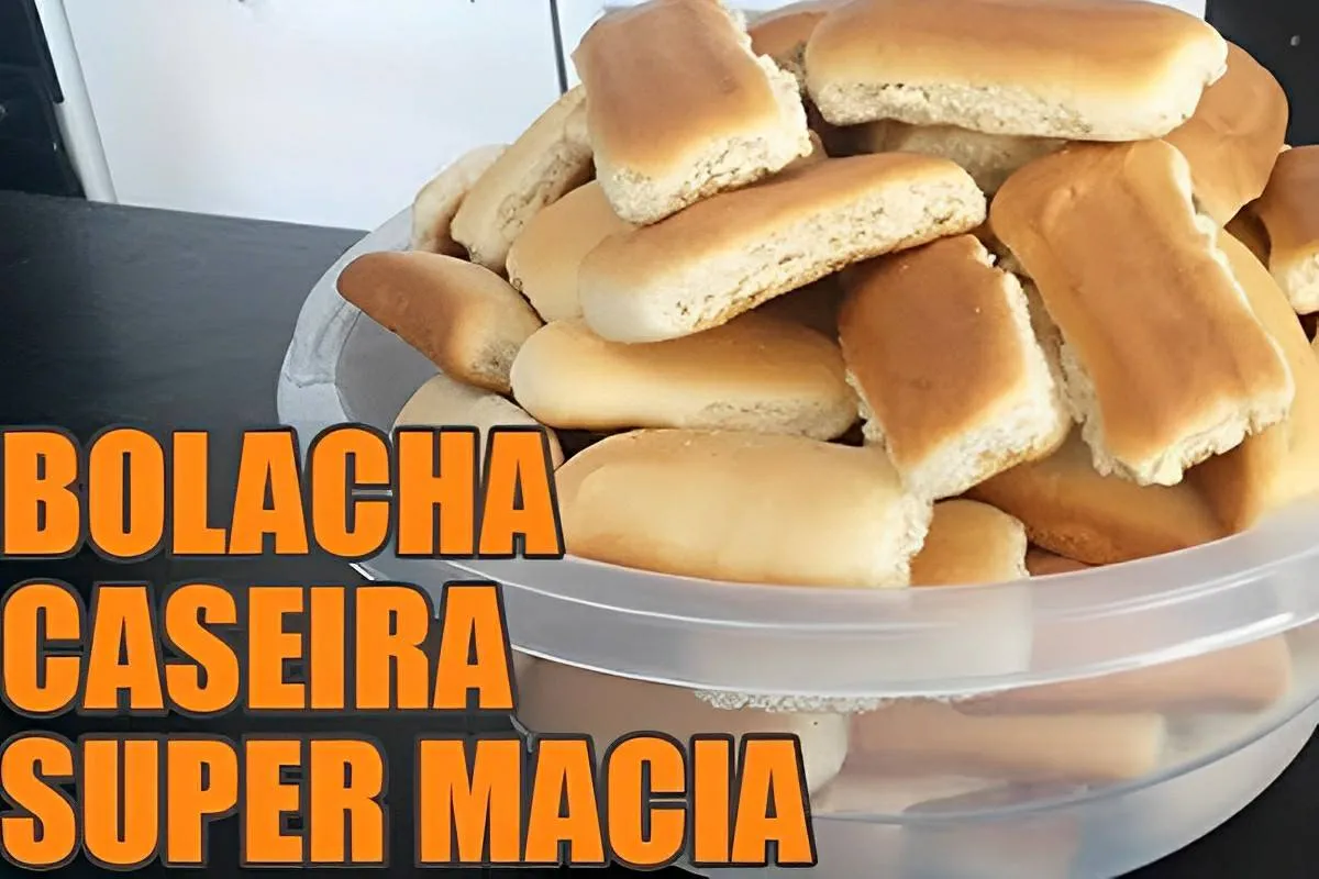 Bolachinha caseira super macia ela derrete na boca e é perfe