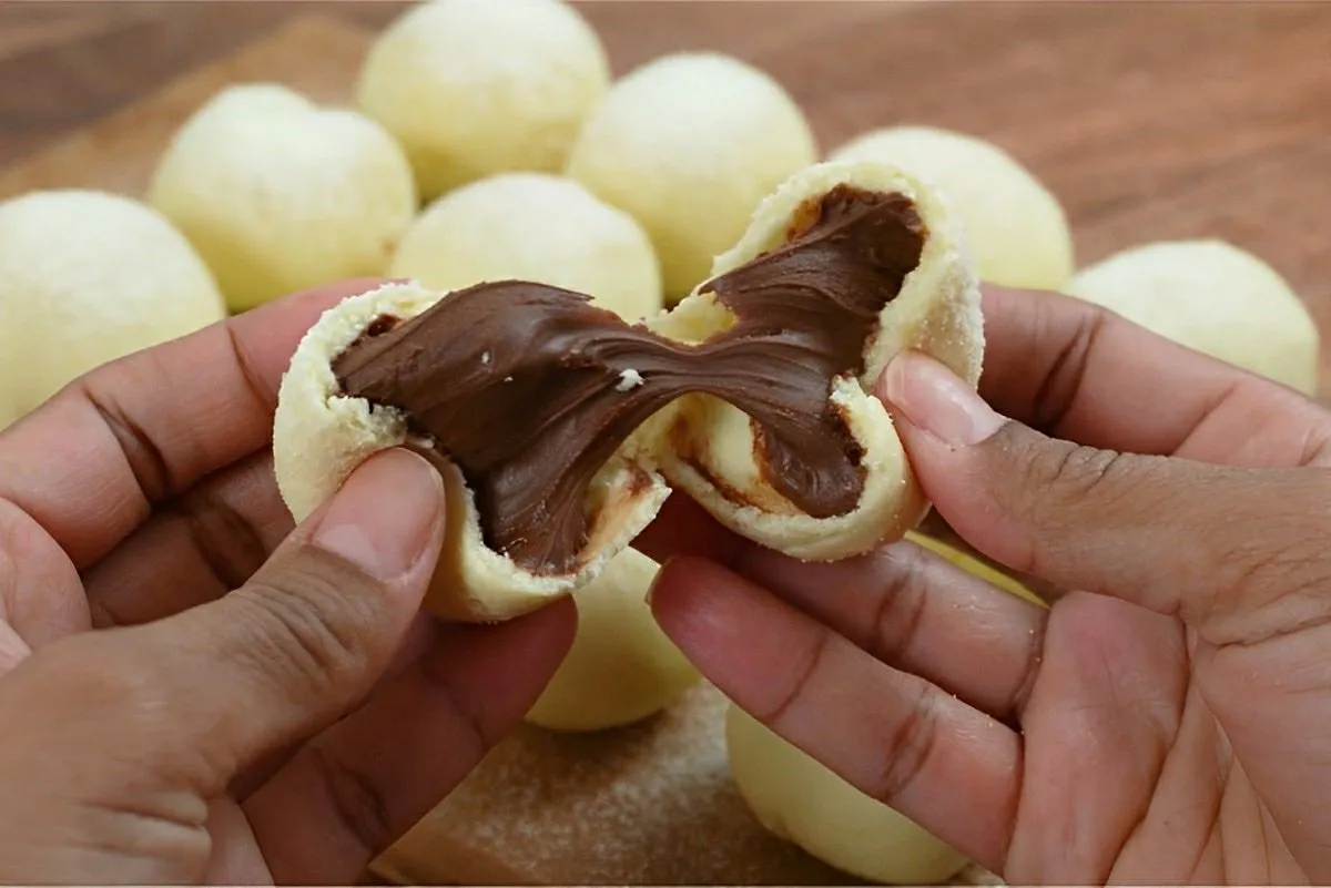 Bolinha de Ninho com Nutella: não vai ao fogo e fica pronta