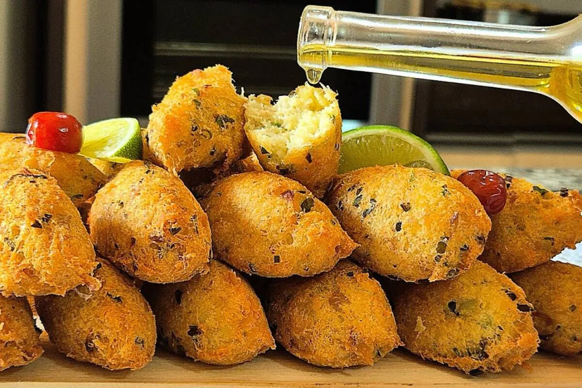 Bolinho de bacalhau de boteco: ótimo para aproveitar a época