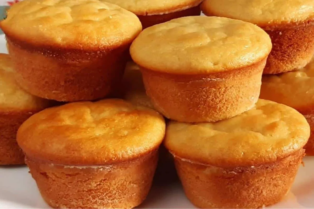 Bolinho de batata doce macio e fofinho que não vai trigo nem
