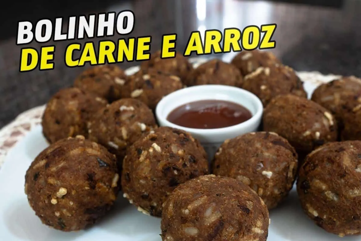 Bolinho de carne com arroz: uma novidade deliciosa que sua f