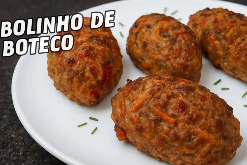 Bolinho de carne com legumes assado que fica sequinho e é perfeito para servir no jantar