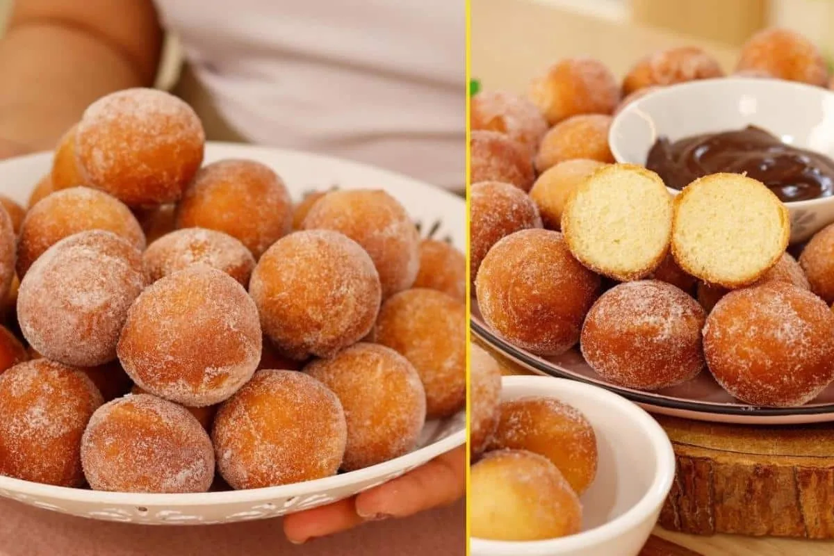 Bolinho de chuva desse jeito você nunca comeu e fica parecen