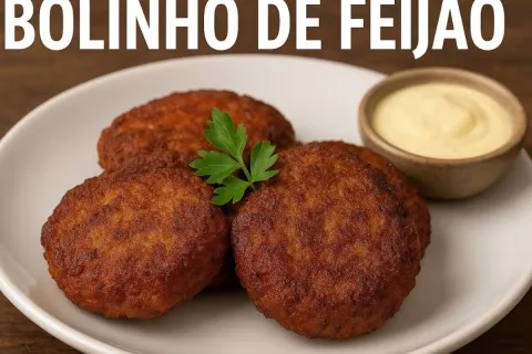 Bolinho de feijão, uma receita diferente e saborosa para ser