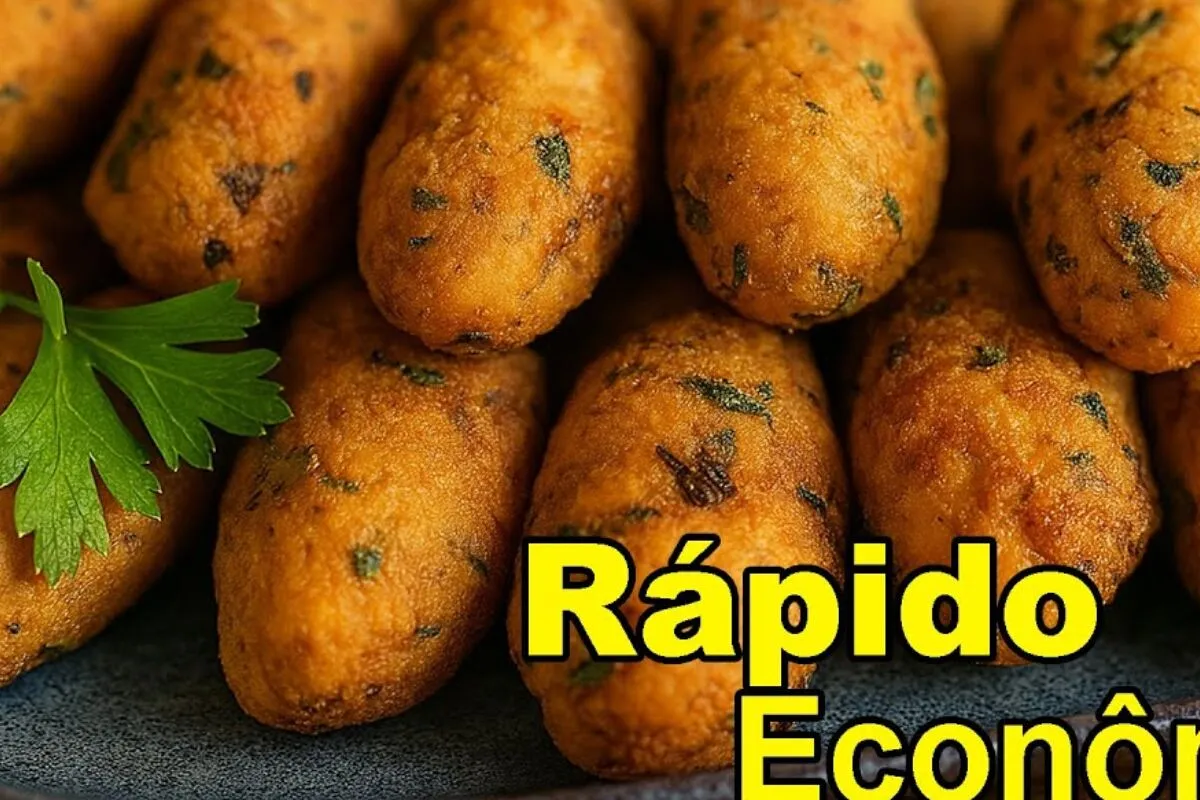 Bolinho de sardinha gostoso e combina com qualquer refeição
