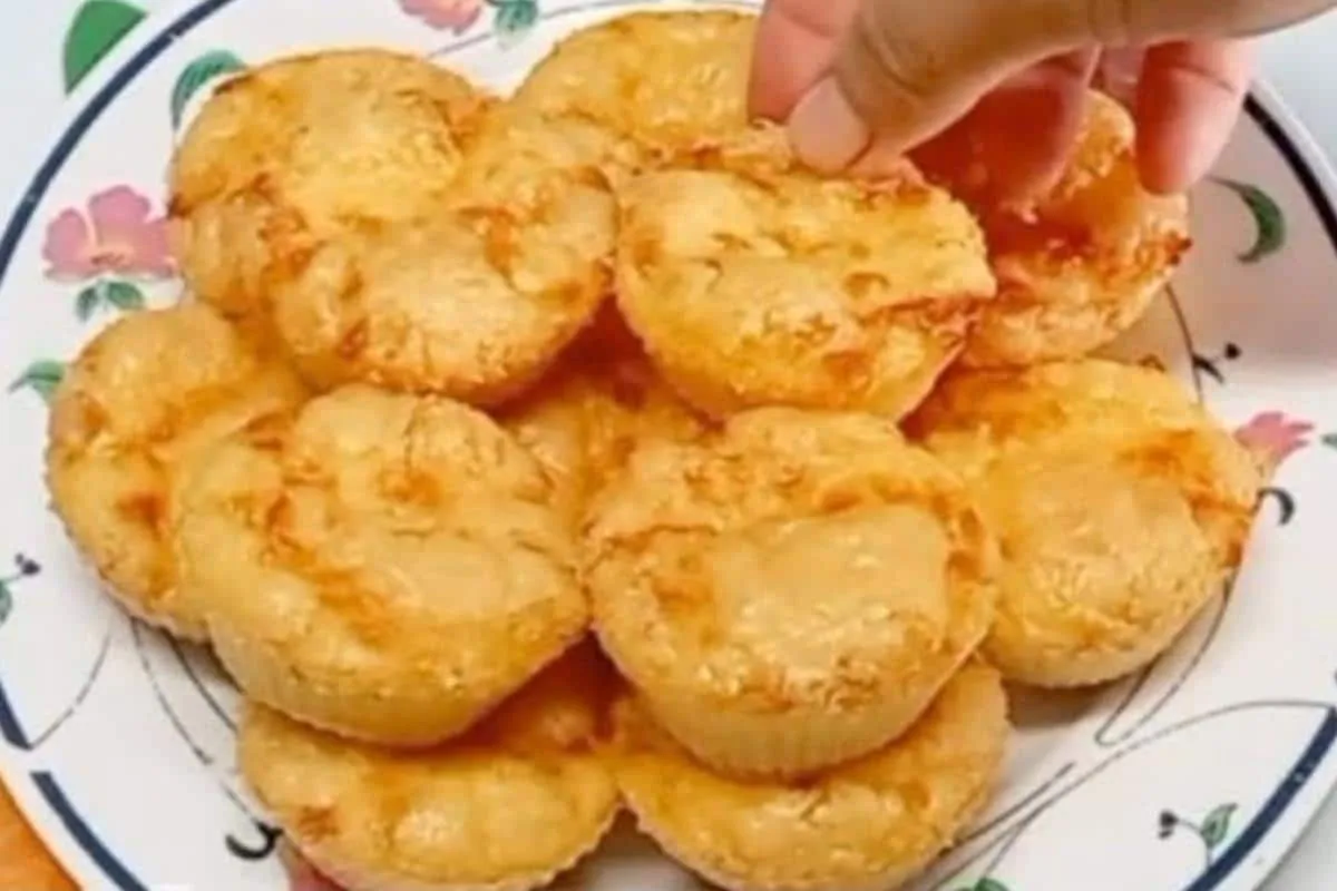 Bolinho de tapioca saudável para você preparar para o chá da